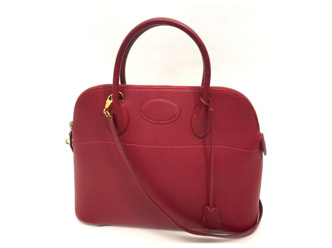 Hermès Bolide 37 Handtasche Rot
