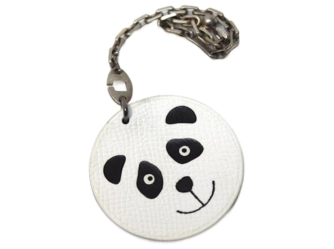 Chaveiro animal Panda Noé Hermès Preto Branco 