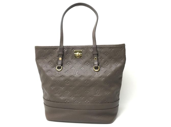 Sac à main Citadines PM en Monogram Empreinte Louis Vuitton Marron