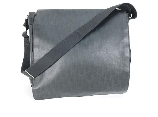 Christian Dior Borsa a tracolla incrociata Dior Homme Nera Nero
