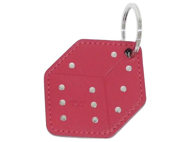 Hermès DICE Key Ring Red 