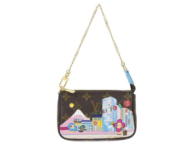Vivienne Mini Pochette Accessori Monogramma Louis Vuitton Marrone