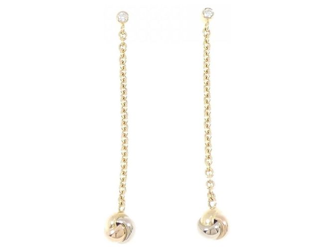 Orecchini Baby Trinity di Cartier D'oro 