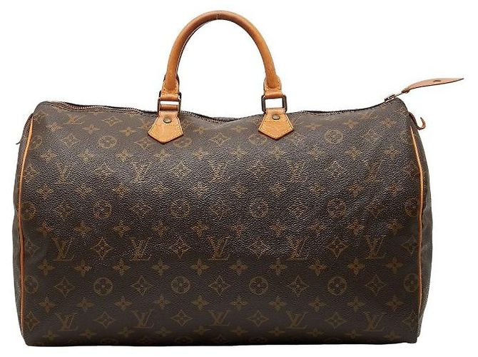 Speedy Bolsa de mão Monogram Louis Vuitton Marrom