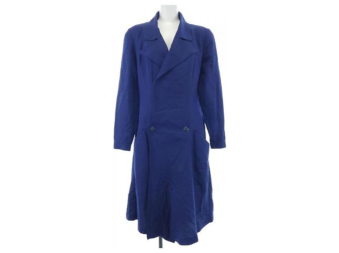 Chanel Mantel Blau Marineblau