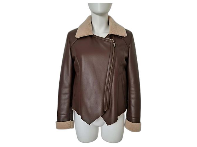 Max & Moi Brown Wool Jacket