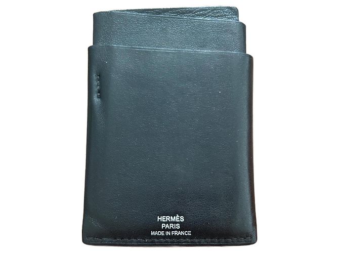 Hermès Card Holder Black