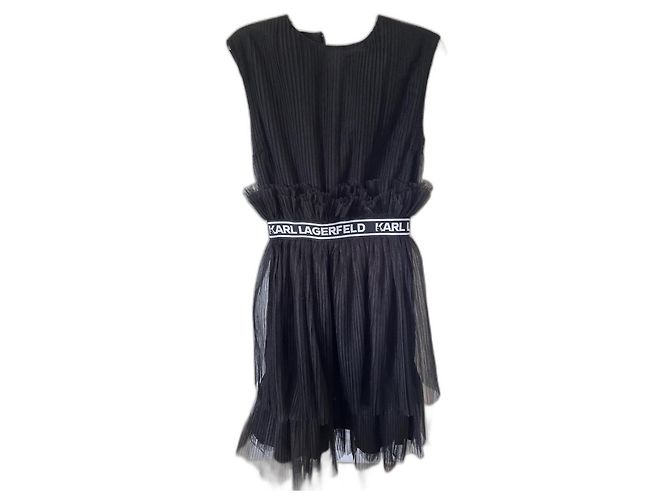 Karl Lagerfeld Tüllkleid schwarz
