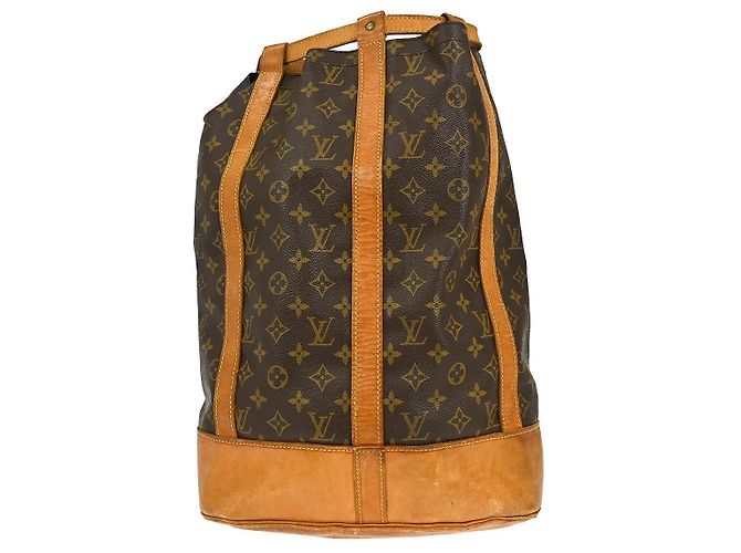 Louis Vuitton Randonnee Backpack Monogram Canvas GM Brown