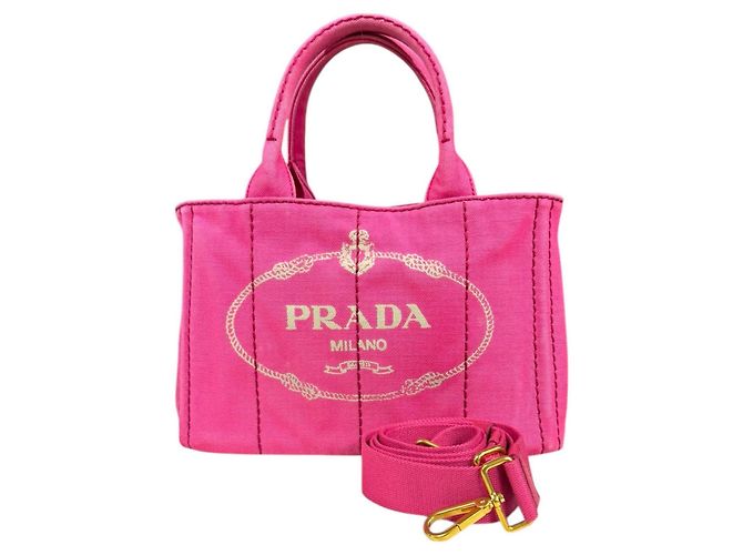 Borsa Prada Canapa Tote SS Rosa