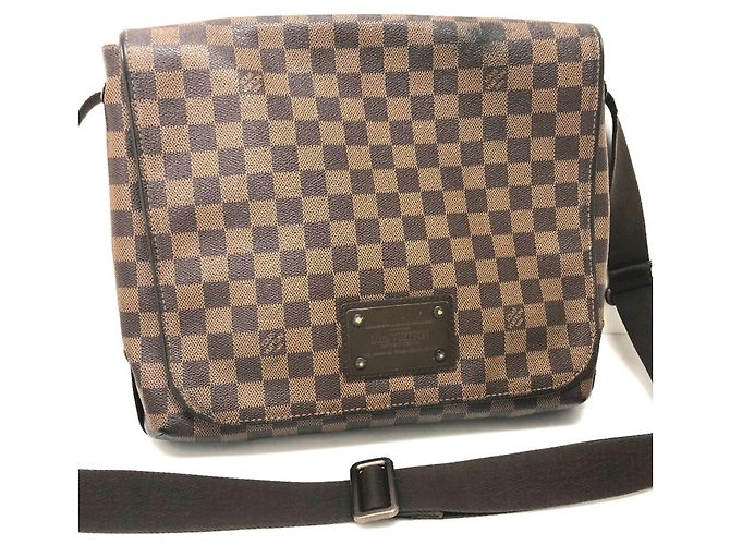 Sac messager Brooklyn MM Damier Louis Vuitton Damier ebène