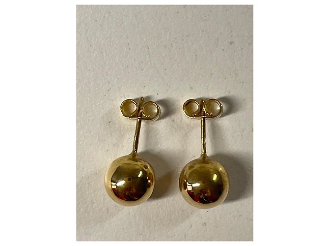 Autre Marque Didier Guérin Yellow Gold Earrings Golden