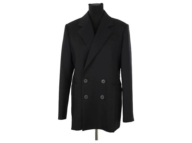 Autre Marque Schwarzer Wollblazer