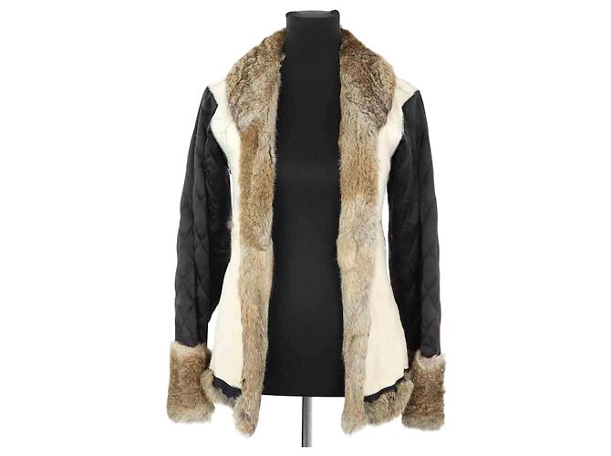 Yves Salomon Brown fur jacket