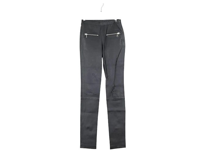 Zadig & Voltaire Black leather leggings