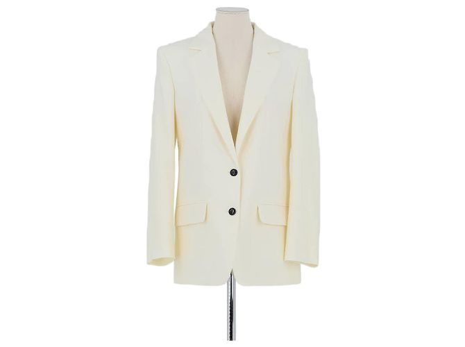 Hugo Boss Blazer de lino blanco