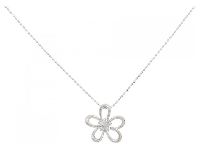 Autre Marque Collier en diamant en or blanc Au750 Argenté