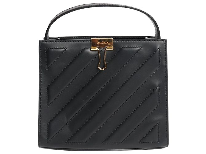 Off White Borsa Tote Cross 24 nera Nero