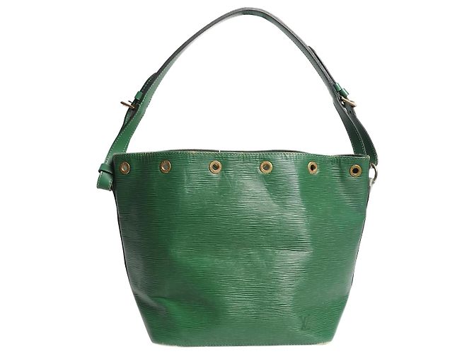 Louis Vuitton Borsa a secchiello Noe verde in pelle Epi