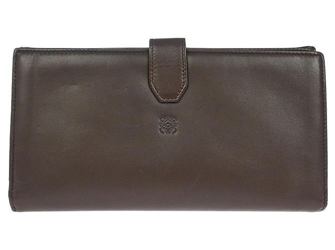 Loewe Anagram Leather Brown
