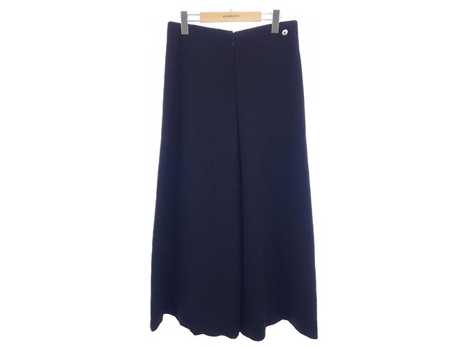 Chanel Silk Pants Black