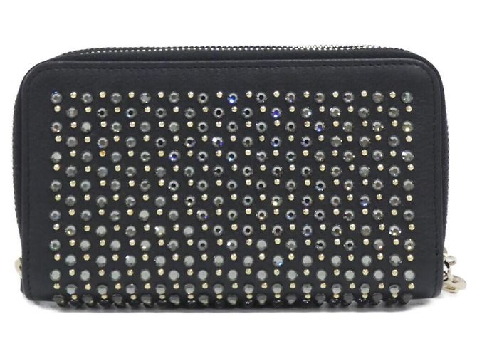Chanel 81004 Leather Phone Case Black