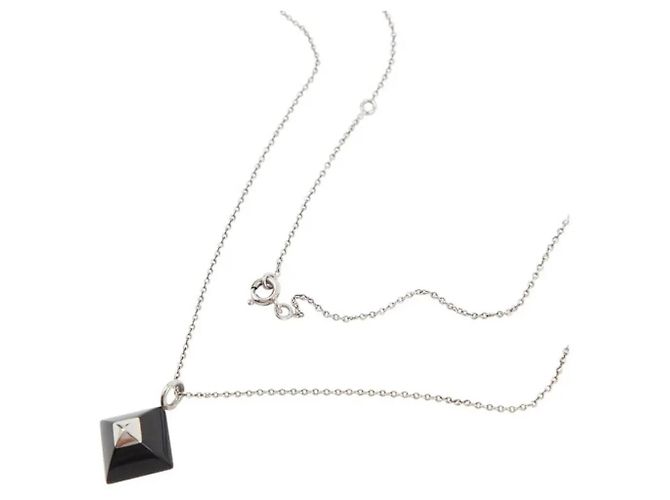 Colar com pingente Medor Hermès Prata