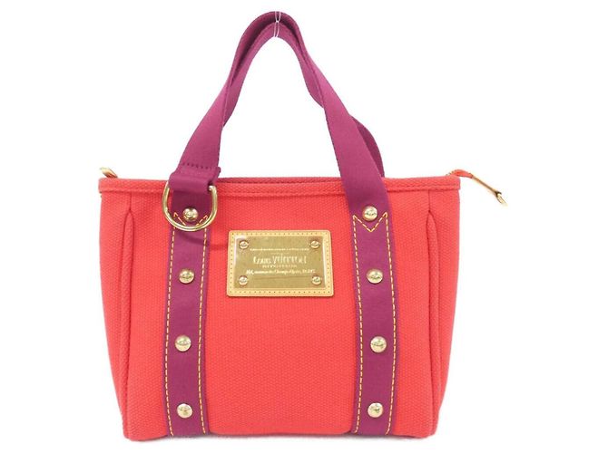 Bolsa Louis Vuitton Antigua Cabas PM Vermelho
