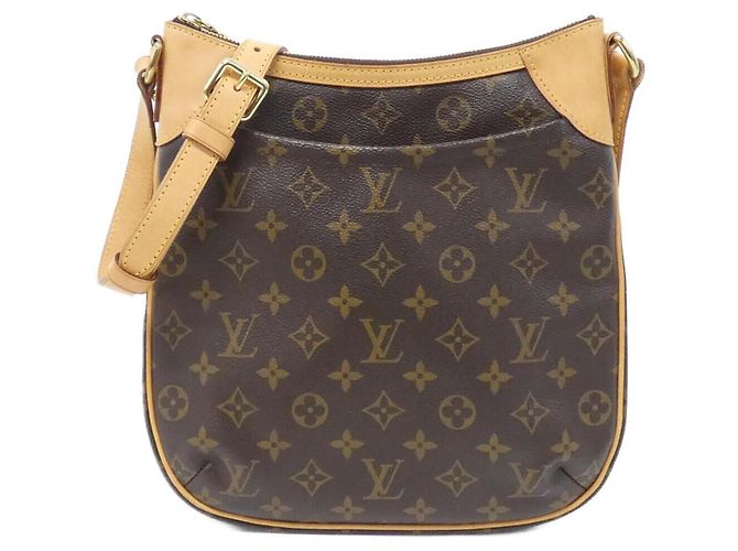 Bolso de Hombro Louis Vuitton Monogram Odeon PM Castaño