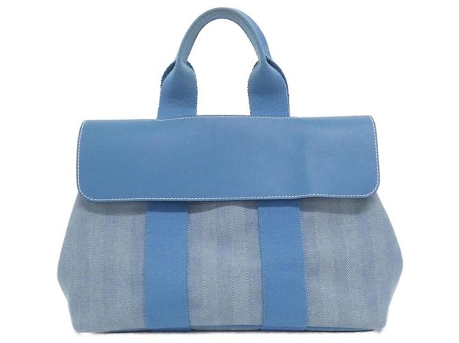 Borsa a mano Hermès Valparaiso PM Blu