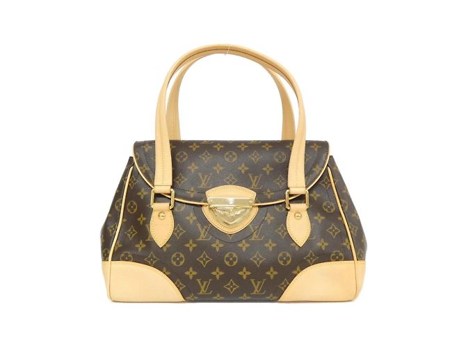 Louis Vuitton Monogram Beverly GM Shoulder Bag Brown