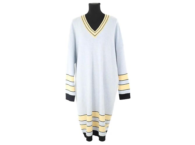Loewe Vestido de lã azul
