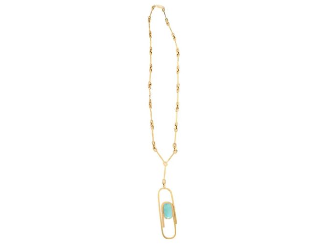 Aurelie Bidermann Colar dourado