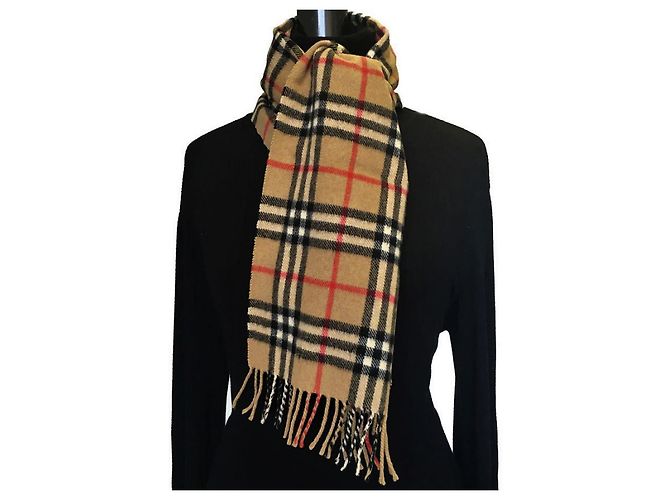 Sciarpa Burberry in lana beige