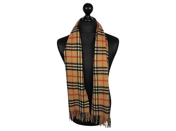 Sciarpa Burberry in lana beige