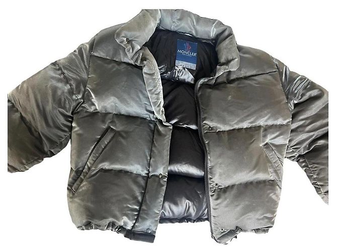 Moncler x Grenoble Down Jacket Silvery Polyester
