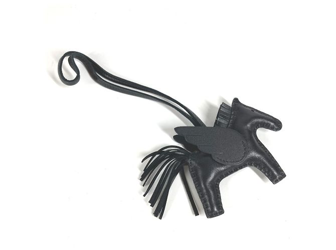 Porte-clés Hermès Rodeo Pegasus PM Noir