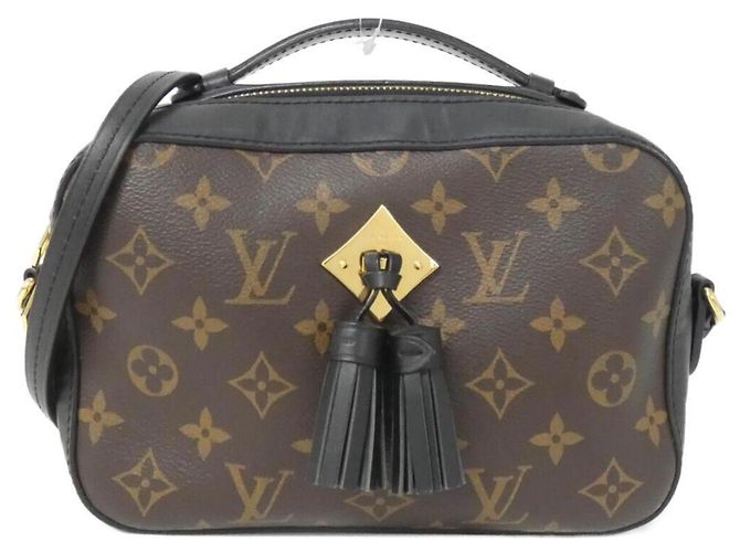 Sac à épaule Saintonge Monogram Louis Vuitton Marron Noir