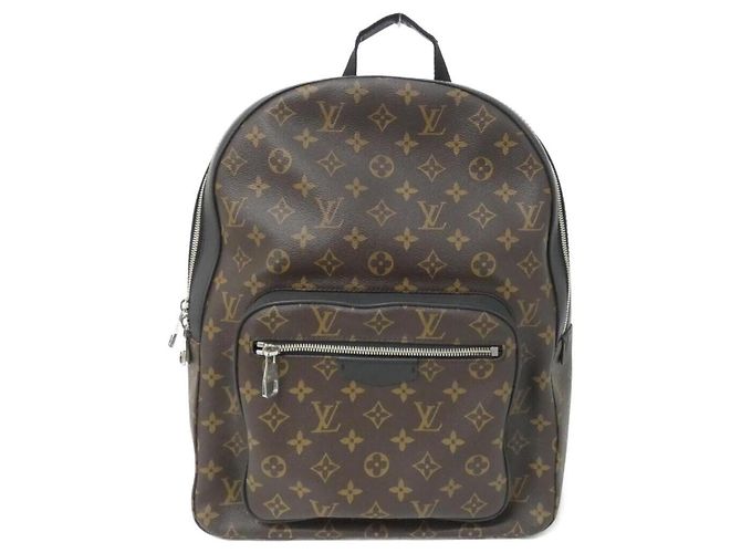 Louis Vuitton Monogram Macassar Josh Rucksack Braun