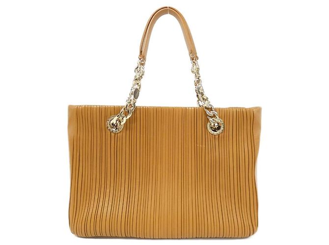Bulgari Bolsa de couro Bvlgari Marrom