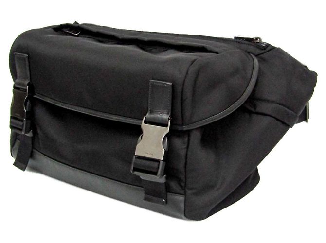 Borsa a Spalla da Uomo Prada TESSUTO Nero