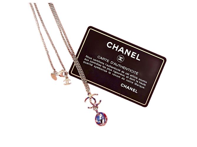 Chanel Coco Mark Halskette Golden Metallisch