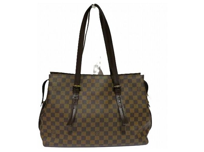 2-in-1 Chelsea Damier Tasche von Louis Vuitton Braun
