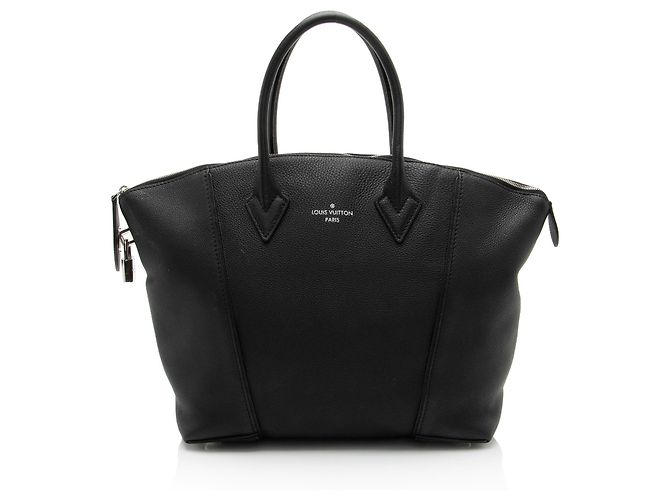 Bolso Soft Lockit MM en Taurillon de Louis Vuitton Negro