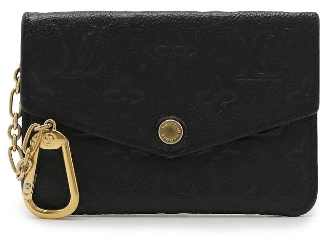 Louis Vuitton Monogram Empreinte Coin Case Black