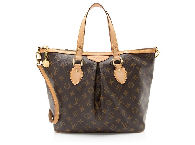 Bolsa Tote Palermo PM em Canvas Monogram Louis Vuitton Marrom