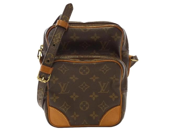 Louis Vuitton Monogram Shoulder Bag Brown Cloth  ref.2664941