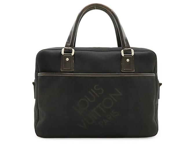 Louis Vuitton Yack Damier Geant Briefcase Black Cloth  ref.2664992