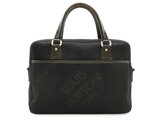 Louis Vuitton Yack Damier Geant Aktentasche Schwarz