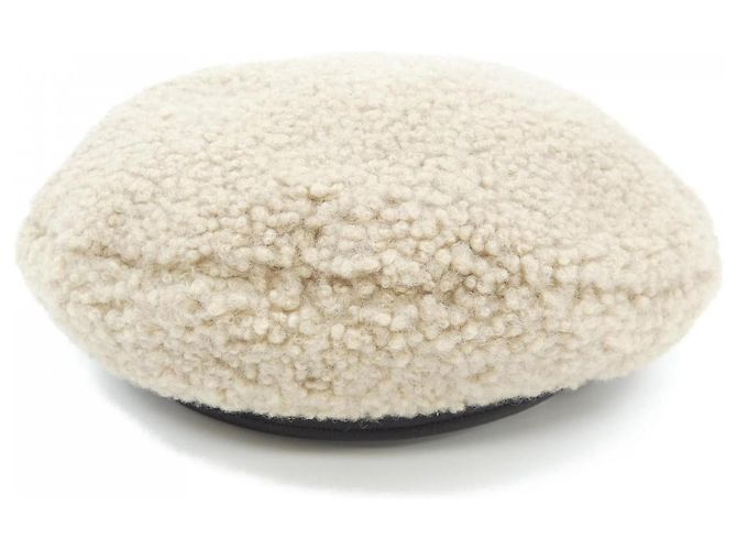 Cappello in agnello e cervo Jazz Hermès 58 Marrone Beige